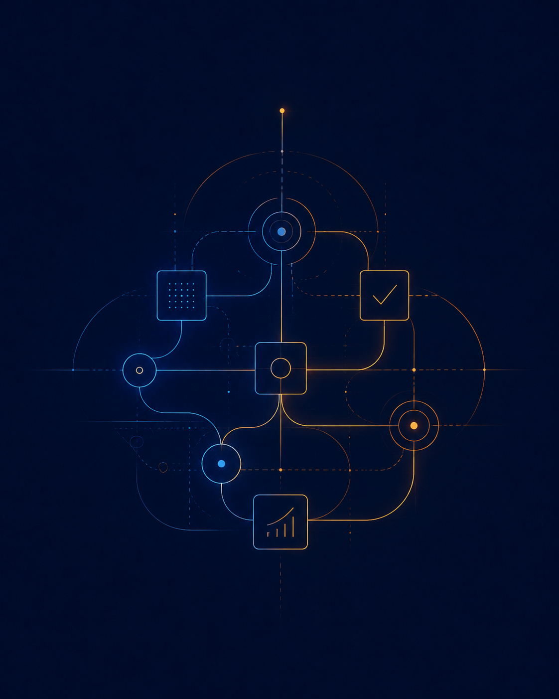 Project collaboration illustration